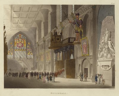 Ratusz autorstwa Pugin and Rowlandson