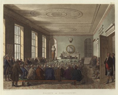 Towarzystwo Rolnicze autorstwa Pugin and Rowlandson