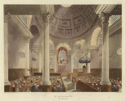 Św. Szczepana autorstwa Pugin and Rowlandson