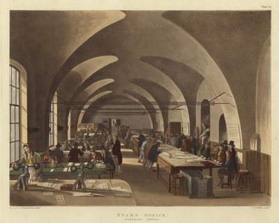 Urząd Skarbowy autorstwa Pugin and Rowlandson