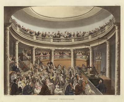Instytucja Surrey autorstwa Pugin and Rowlandson