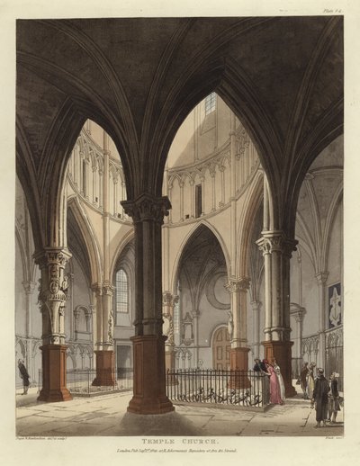 Świątynia autorstwa Pugin and Rowlandson