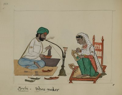 Producent butów autorstwa Punjabi School