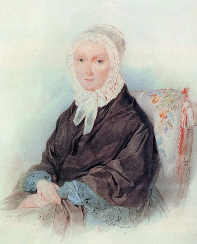 Portret A. N. Venevitinova autorstwa Pyotr Fyodorovich Sokolov