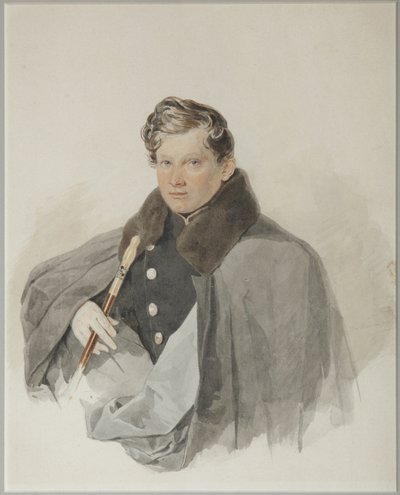 Portret hrabiego Siergieja Wasiljewicza Trubetskoya 1815-1859, 1835 autorstwa Pyotr Fyodorovich Sokolov