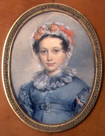 Portret hrabiny Sofii Stepanovny Szczerbatowej (1798-1885) autorstwa Pyotr Fyodorovich Sokolov
