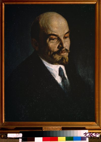 Retrato de Vladimir Leninpolish autorstwa Pyotr Ivanovich Kelin