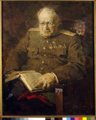 Portret neurochirurga i akademika Nikołaja N. Bourdenki (1876-1946) autorstwa Pyotr Ivanovich Kotov