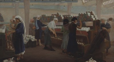 Fabryka tekstyliów w Kirovobad autorstwa Pyotr Pheonovich Stroev