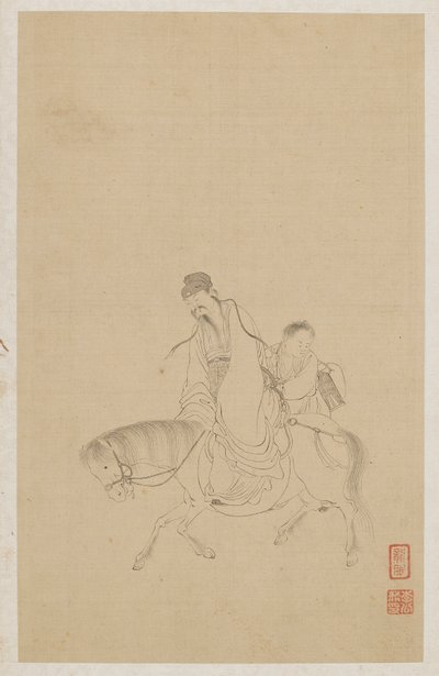Figury autorstwa Qing Dynasty Chinese School