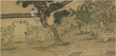 Sceny z Dziejów Skrzydła Zachodniego, XVIII-XIX w. autorstwa Qing Dynasty Chinese School
