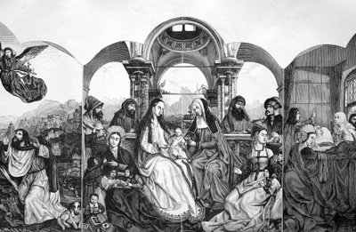 Drzeworyt według obrazu Quentina Altara Metsysa autorstwa Quentin (after) Massys or Metsys