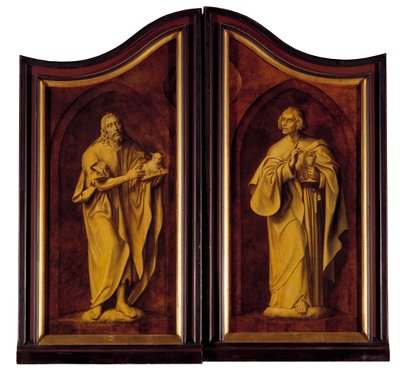 Ołtarz Cechu Stolarzy, zamknięty (olej na desce) autorstwa Quentin Massys or Matsys