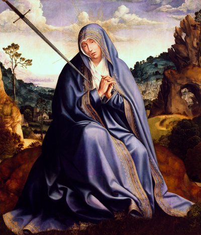 Nasza dama boleści autorstwa Quentin Massys or Matsys