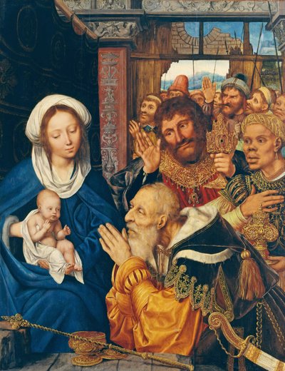 Pokłon Trzech Króli, 1526 autorstwa Quentin Massys or Metsys
