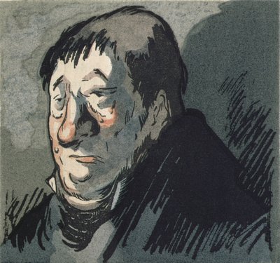 „Le Pere Goriot”, ilustracja do powieści Honore de Balzac (1799-1851), wydana przez Rene Kieffera w Paryżu w 1922 r. autorstwa Quint