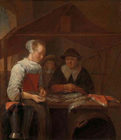 Rybaczka autorstwa Quiringh Gerritsz. van Brekelenkam