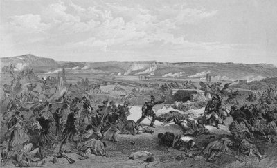 „Bitwa pod Czerną, 16 sierpnia 1855”. autorstwa RM Bryson