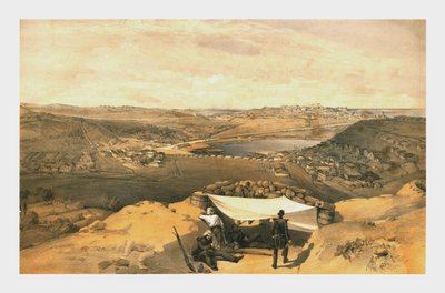 „Miejsce Baterie… Sewastopola z wysuniętego równolegle ataku Chapmana, 23 czerwca 1855”. autorstwa RM Bryson