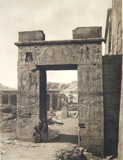 Świątynia Izydy w Philae autorstwa R.M. Junghaendel