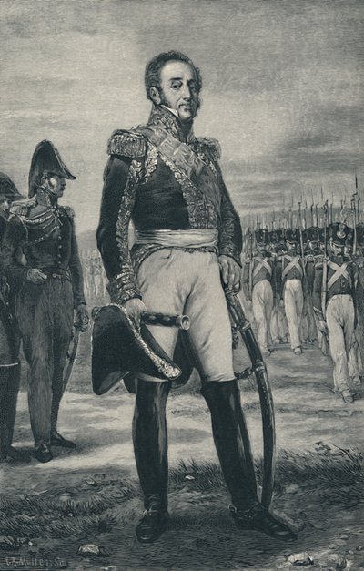 Marszałek Louis-Gabriel Suchet - książę Albufera, c1800, 1896 autorstwa R. A. Muller