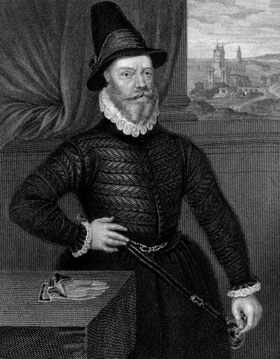 James Douglas, 4. hrabia Morton c1525-1581, 1824. autorstwa R. Cooper