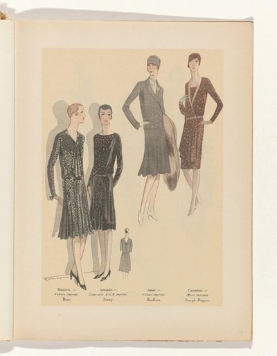 Sztuka - Smak - Piękno, Ulotki kobiecej elegancji, listopad 1928, nr 99, rok IX, s. 19 autorstwa R. Drivon
