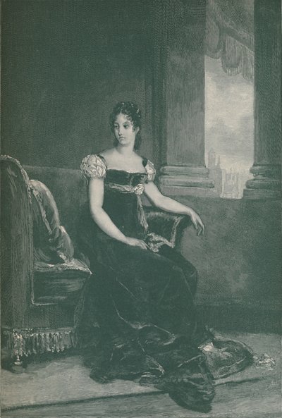 Eugénie Bernardine-Desireé Clary - Mme. Bernadotte, królowa Szwecji, 1811, 1896. autorstwa R. G. Tietze