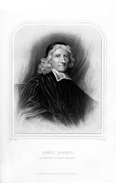 James Sharpe, szkocki duchowny, 1870 autorstwa R. Page