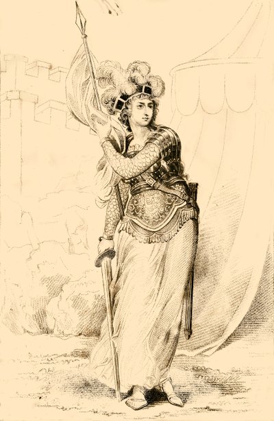 Joan DArc, pokojówka orleańska, 1821. autorstwa R. Page