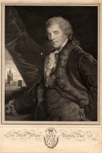 Sir Matthew White Ridley autorstwa R. Pollard