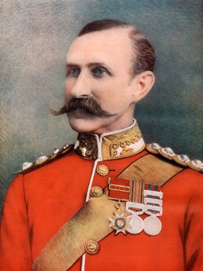 Generał dywizji Sir William Penn Symons, żołnierz brytyjski, c1899 1902. autorstwa R Stanley