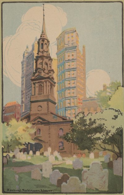 Kaplica św. Pawła, 1914. autorstwa Rachael Robinson Elmer