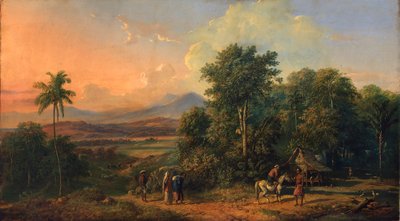 Las i rodzimy dom autorstwa Raden Saleh
