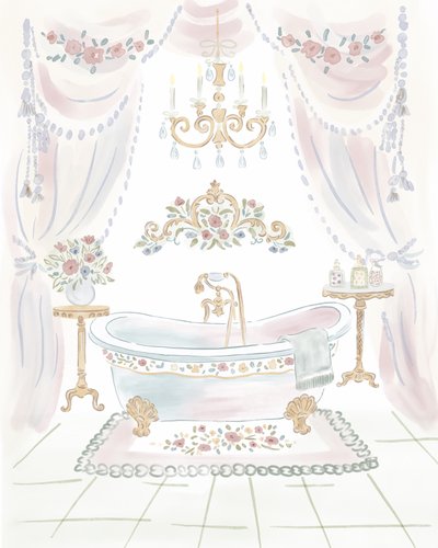 Łazienka w stylu shabby chic autorstwa Radhika Modi