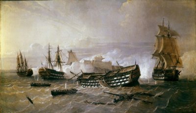 Obrona cypla Hawany w 1762 r. autorstwa Rafael Monleon y Torres