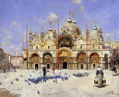 San Marco, Wenecja, 1883 autorstwa Rafael Senet