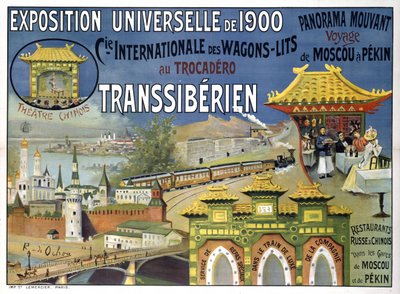 Wystawa Powszechna 1900. Compagnie Internationale des Wagons-Lits, 1900. autorstwa Rafael de Ochoa y Madrazo