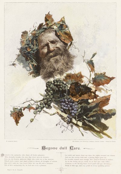 Begone dull Care (druk kolorowy) autorstwa Raffaele Armenise