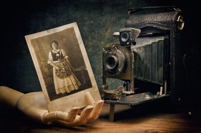 Portret wykonany aparatem w stylu vintage autorstwa Raffaele Corte