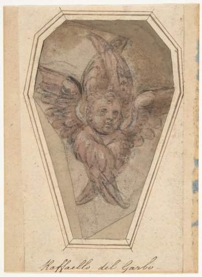 Kreskówka serafina do haftu, 1466-1524. autorstwa Raffaellino del Garbo