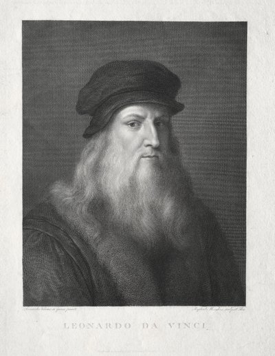 Leonardo da Vinci autorstwa Raffaello Morghen