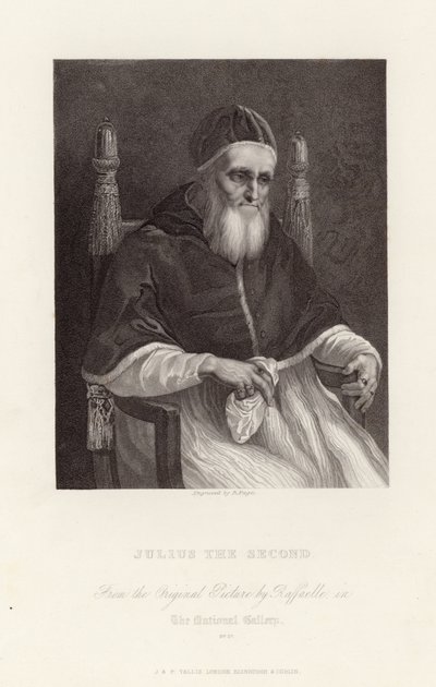 Juliusz Drugi autorstwa Raffaello Sanzio Raphael