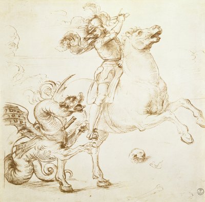 Św. Jerzy i smok autorstwa Raffaello Sanzio Raphael