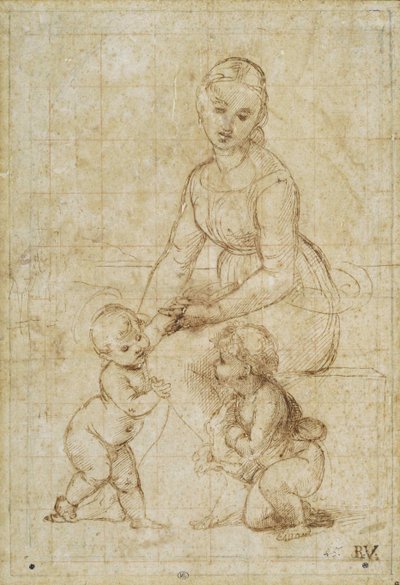 Gabinet dla Pięknego Ogrodnika, ok. 1506-1507. autorstwa Raffaello Sanzio Raphael