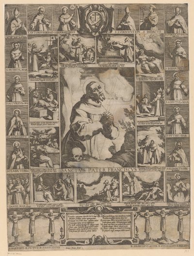 Życie św. Franciszka z Asyżu autorstwa Raffaello Schiaminossi (possibly)