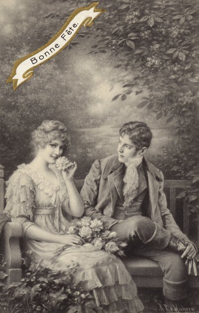 Para na ławce autorstwa Raimund Ritter Von Brennerstein Wichera