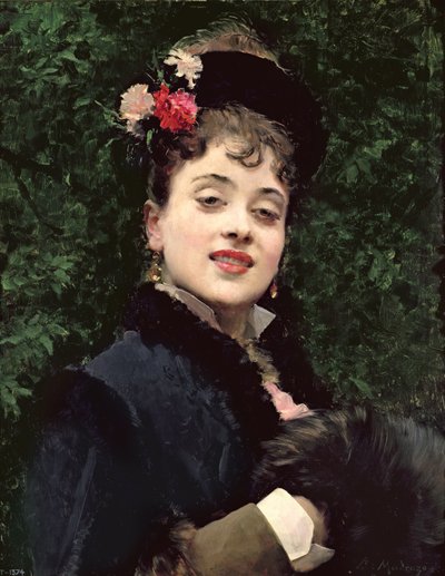 Aline Masson, modelka artysty autorstwa Raimundo de Madrazo y Garreta