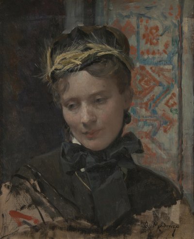 Portret damy, 1885-1896 autorstwa Raimundo de Madrazo y Garreta