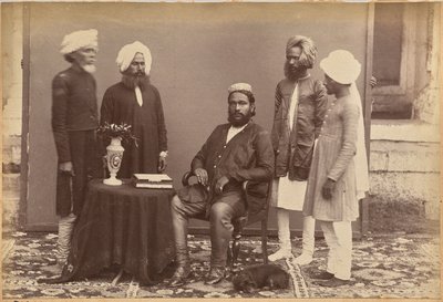 Ramkishore Singh, Rewa (awers, u góry) autorstwa Raja Deen Dayal